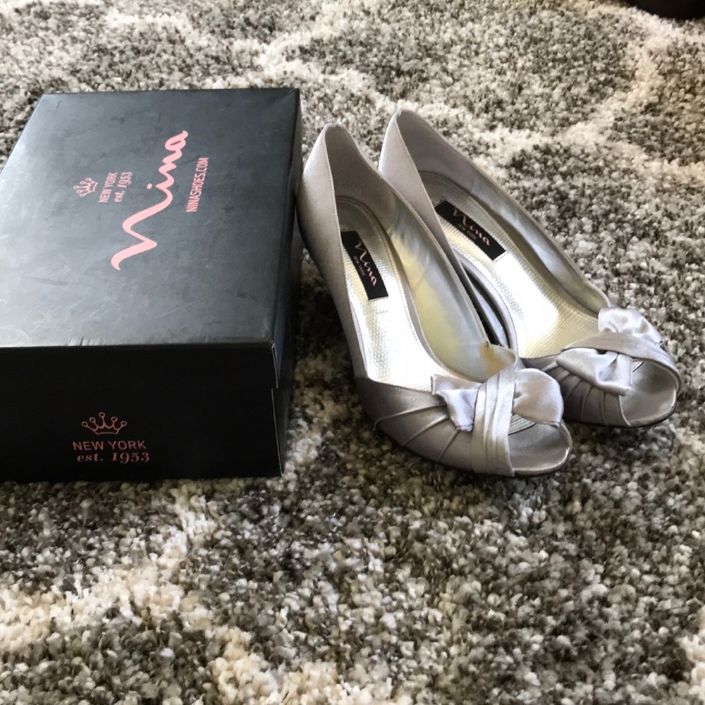 Nina Silver heels